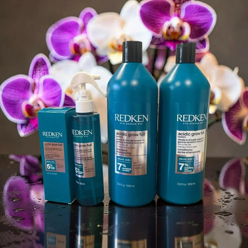 Redken Acidic Grow Full System Shampoo Conditioner Scalp & Hair Serum Instant De